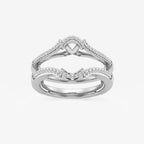 Round Lab Grown Diamond Crown Ring Enhancer