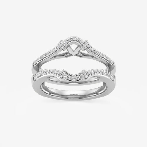 Round Lab Grown Diamond Crown Ring Enhancer
