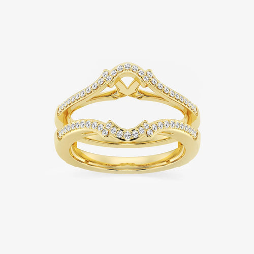 Round Lab Grown Diamond Crown Ring Enhancer