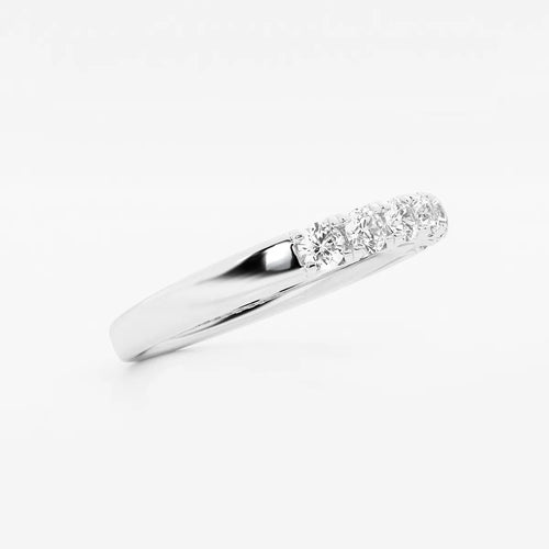 Round Lab Grown Diamond Seven-Stone Anniversary Band
