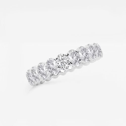 Oval Lab Grown Diamond Eternity Band