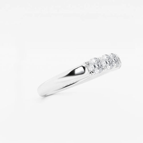Cushion Lab Grown Diamond Five-Stone Anniversary Band