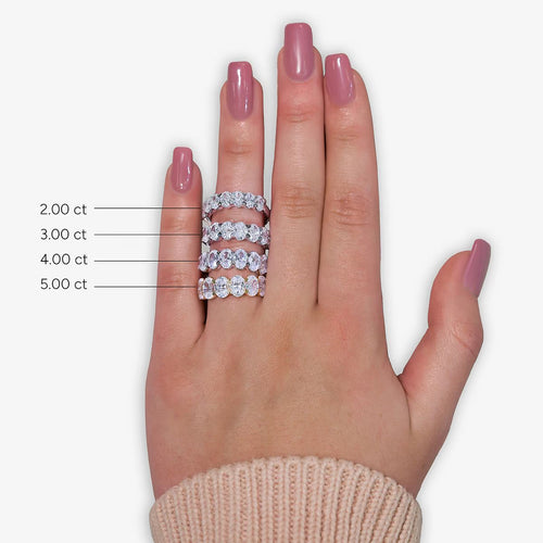 Oval Lab Grown Diamond Seven-Stone Anniversary Band