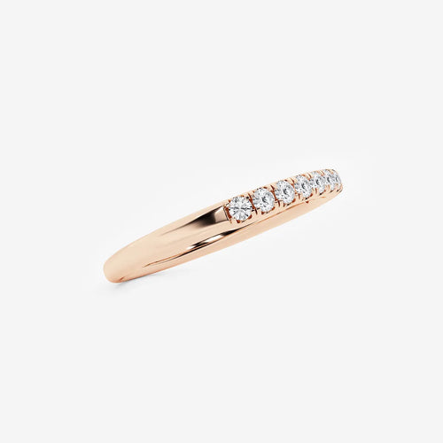 Round Lab Grown Diamond Eleven-Stone Wedding Band