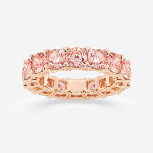 V-Prong Fancy Pink Eternity Band