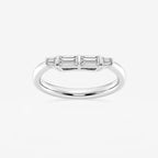Tapered Baguette Lab Grown Diamond Wedding Band