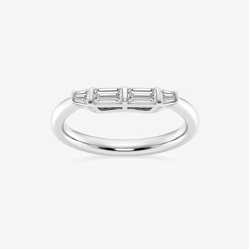 Tapered Baguette Lab Grown Diamond Wedding Band
