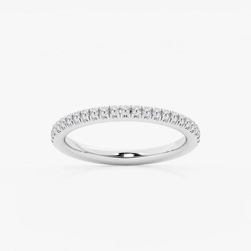 Round Lab Grown Diamond Wedding Band
