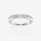 Baguette Lab Grown Diamond Seven Stone Anniversary Band