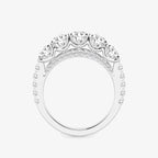 Round Lab Grown Diamond Five-Stone Anniversary Band