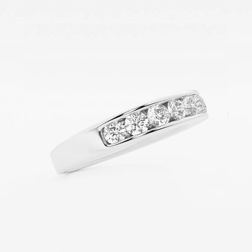 Round Lab Grown Diamond Wedding Band