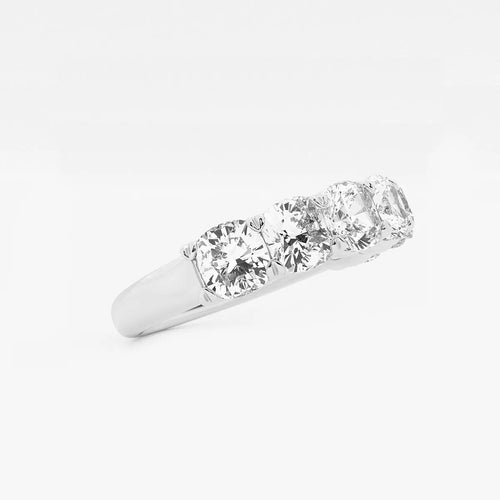 Cushion Lab Grown Diamond Seven-Stone Anniversary Band