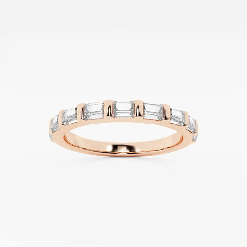 Baguette Lab Grown Diamond Wedding Band
