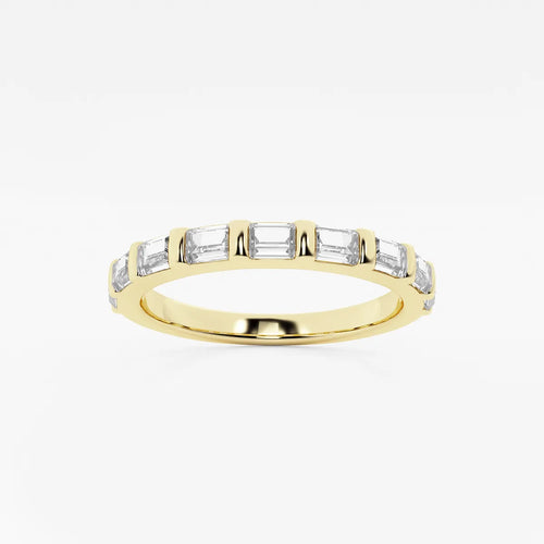Baguette Lab Grown Diamond Wedding Band