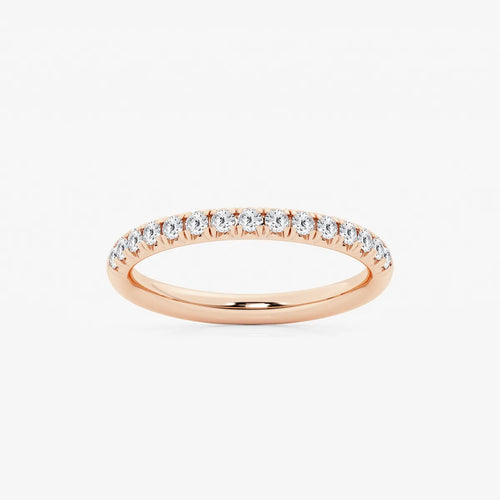 Round Lab Grown Diamond Wedding Band