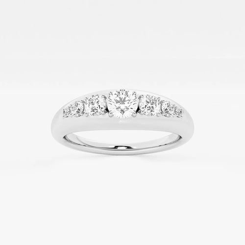 Round Lab Grown Diamond Bold Band