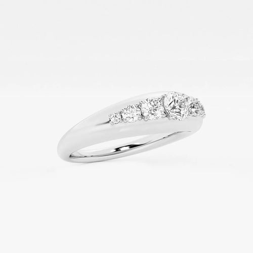 Round Lab Grown Diamond Bold Band