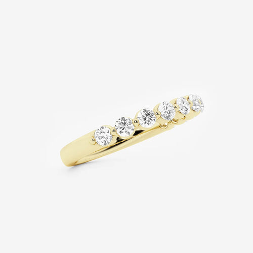 Round Lab Grown Diamond Floating Wedding Band