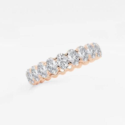 Oval Lab Grown Diamond Eternity Band