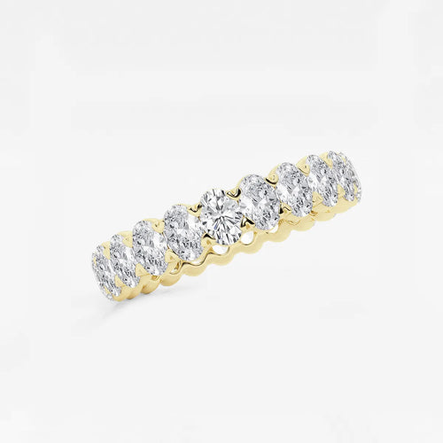 Oval Lab Grown Diamond Eternity Band