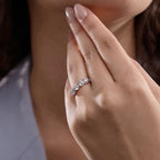 Cushion Lab Grown Diamond Five-Stone Anniversary Band
