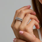 Emerald Lab Grown Diamond Cut Luxe Eternity Band