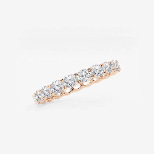 Oval Lab Grown Diamond Eternity Band