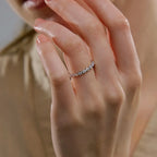 Oval Lab Grown Diamond Eternity Band