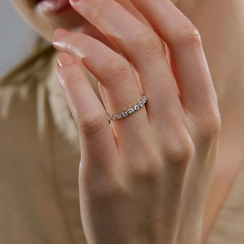 Oval Lab Grown Diamond Eternity Band