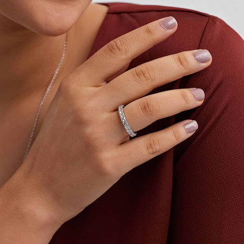 Round Lab Grown Diamond Eternity Band
