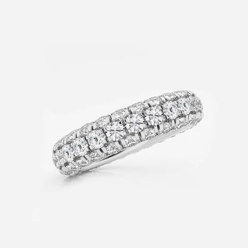 Round Lab Grown Diamond Eternity Band