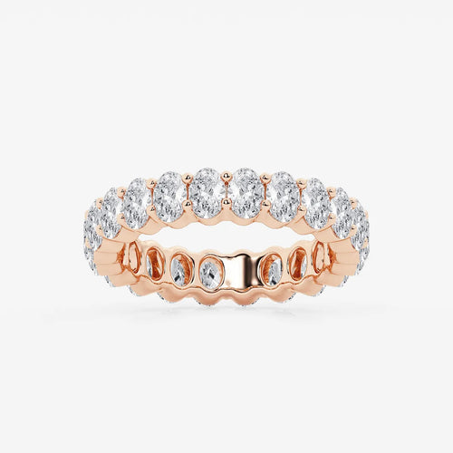Oval Lab Grown Diamond Eternity Band