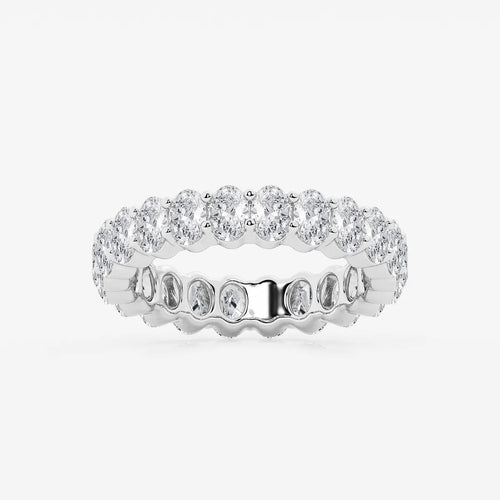Oval Lab Grown Diamond Eternity Band