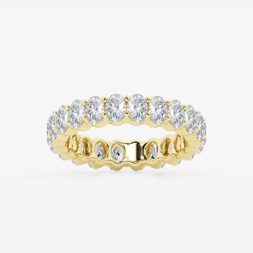Oval Lab Grown Diamond Eternity Band