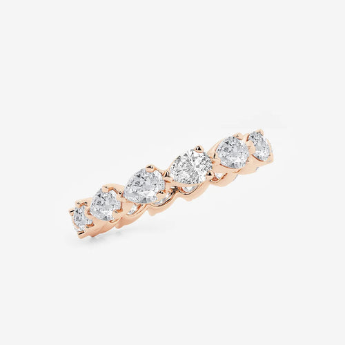 Pear Lab Grown Diamond Eternity Band
