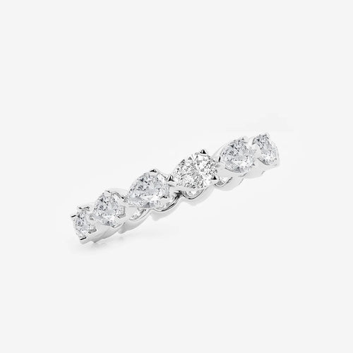 Pear Lab Grown Diamond Eternity Band