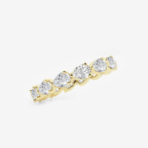 Pear Lab Grown Diamond Eternity Band
