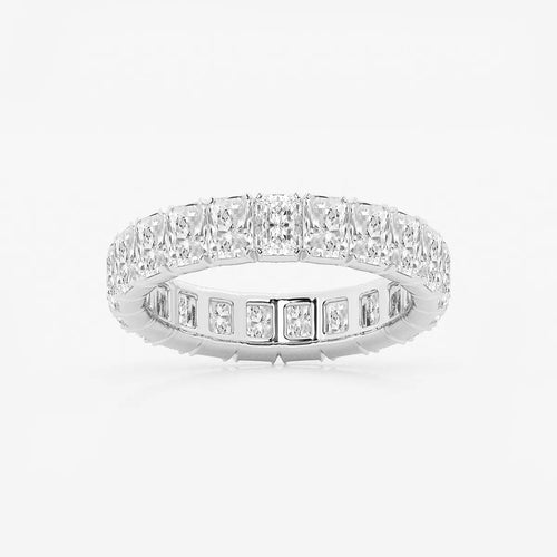 Radiant Lab Grown Diamond V-Prong Eternity Band