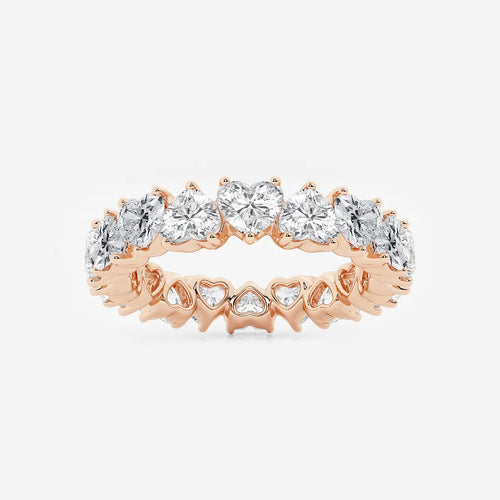 Heart Lab Grown Diamond Eternity Band