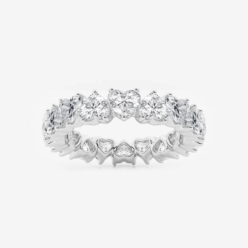 Heart Lab Grown Diamond Eternity Band