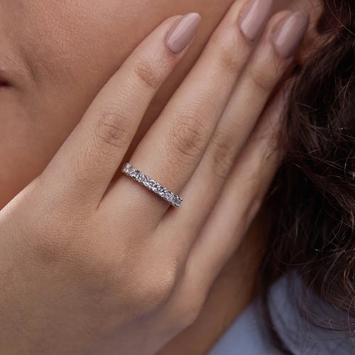 Princess Lab Grown Diamond Wedding Band