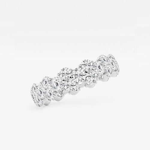Round Lab Grown Diamond Eternity Band