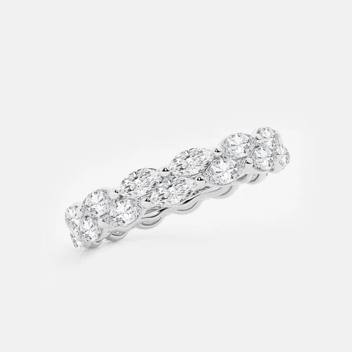 Marquise Lab Grown Diamond Eternity Band