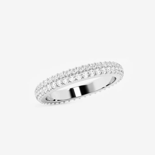 Round Lab Grown Diamond Bold Eternity Band