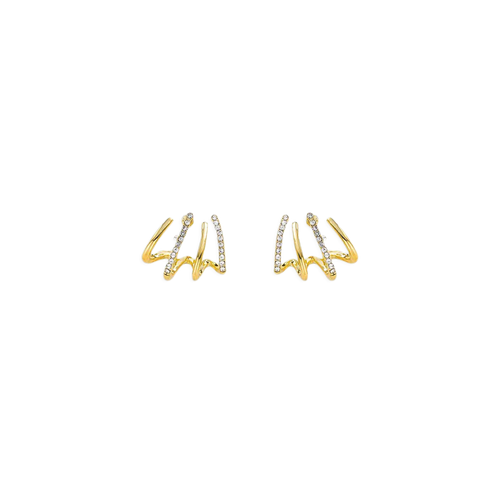 Claw Stud Wrap Earrings