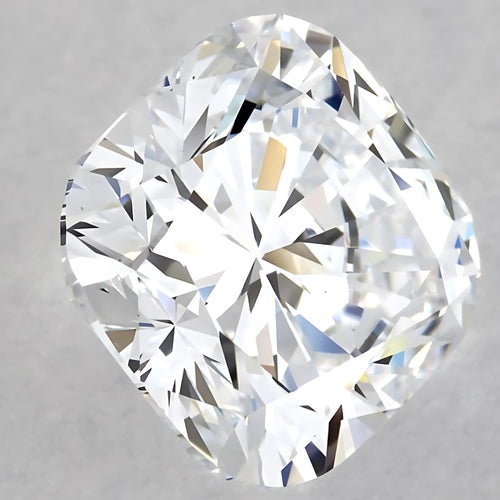 G Color VS Clarity 3.5 Carat Cushion Cut Lab Grown Diamond