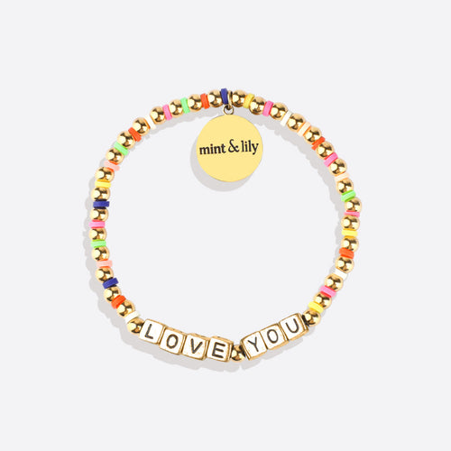 Custom Waterproof Rainbow Beaded Friendship Bracelet