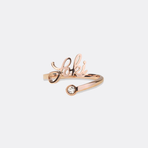 Custom Name Birthstone Ring