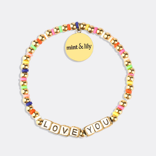 Custom Waterproof Rainbow Beaded Friendship Bracelet