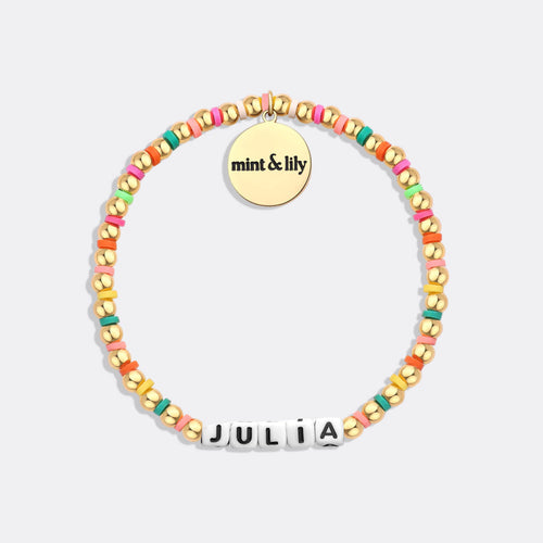 Custom Waterproof Rainbow Beaded Friendship Bracelet